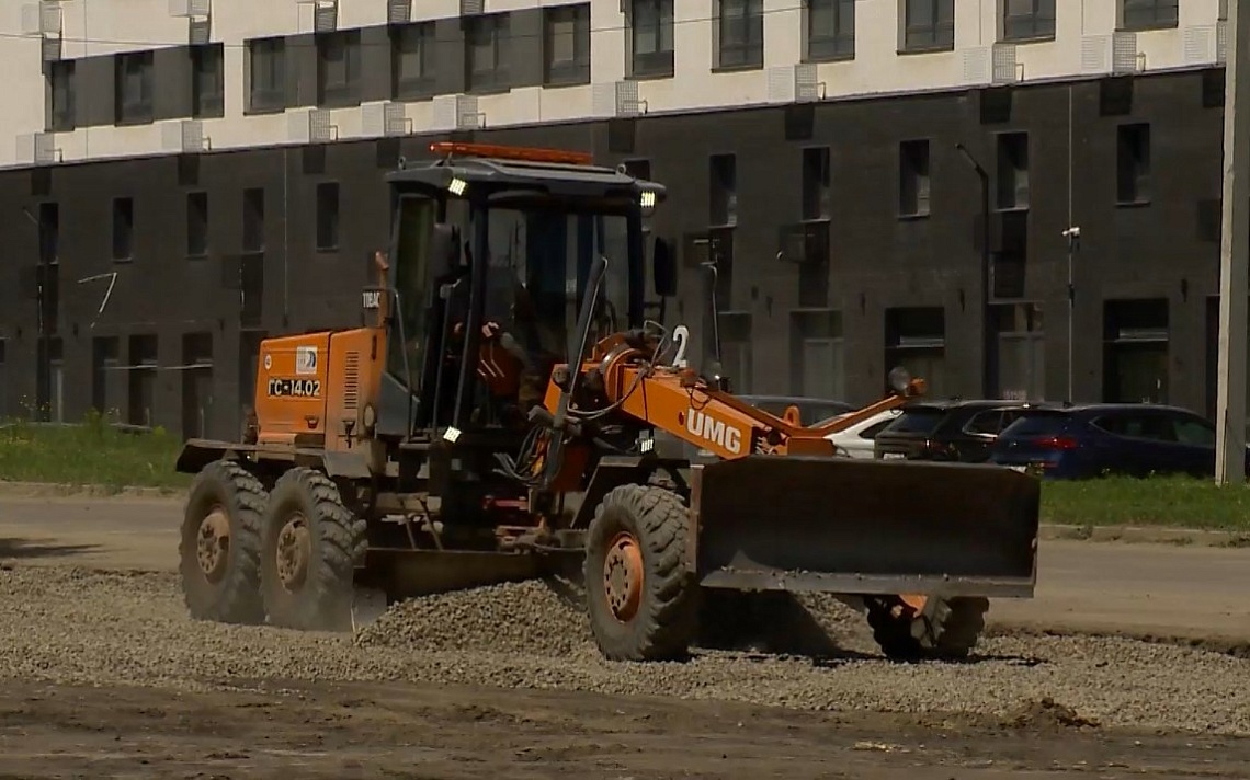 В Пензе завершается строительство разворотного кольца и стоянки для автобусов в Дальнем Арбеково